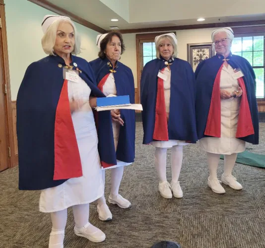 Nurses Honor Guard at GFWC